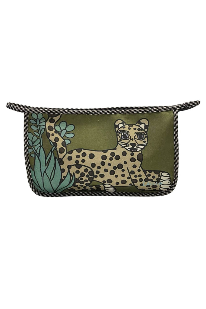 Cheetah Green Zipper - Mini