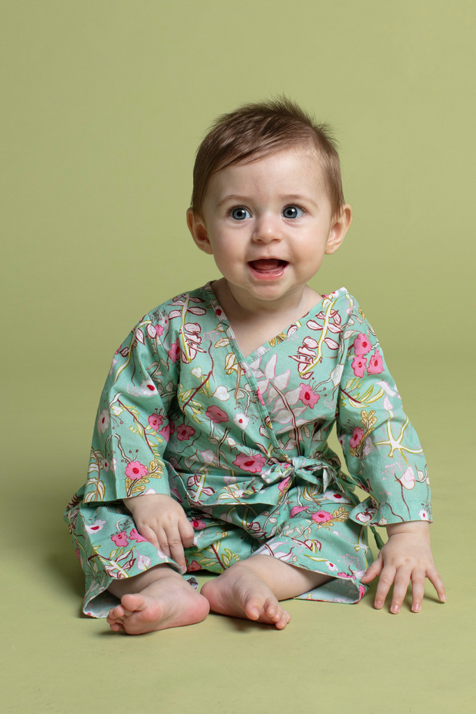 Blooms in Mint Baby Playset