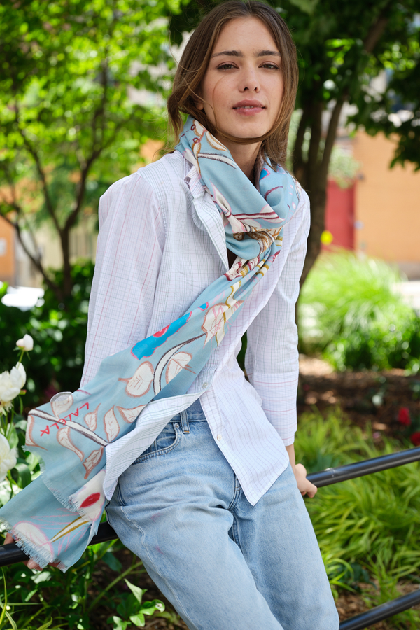 Ocean Blue Floral