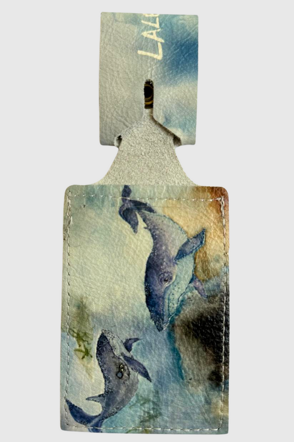 Whales Luggage Tag
